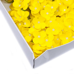 Craft Soap Flowers - Hyacinth Bean - Yellow product image 5