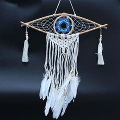 Protection Dream Catcher - Sm Macrame Evil Eye product image 8