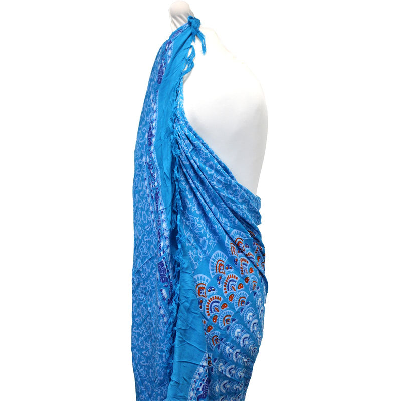 Teal Orange Mandala Sarongs product image