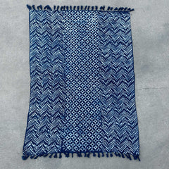 Handmade Indigo Throw - 170x120cm - Namoona Waves product image 2