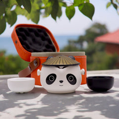 Kung Fu Panda Teapot Set - Two Cups - Travel Pack product image