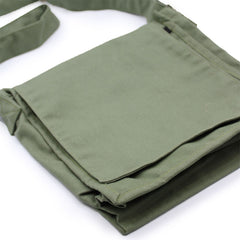 Cotton Canvas Messenger Bag - Black product image 4