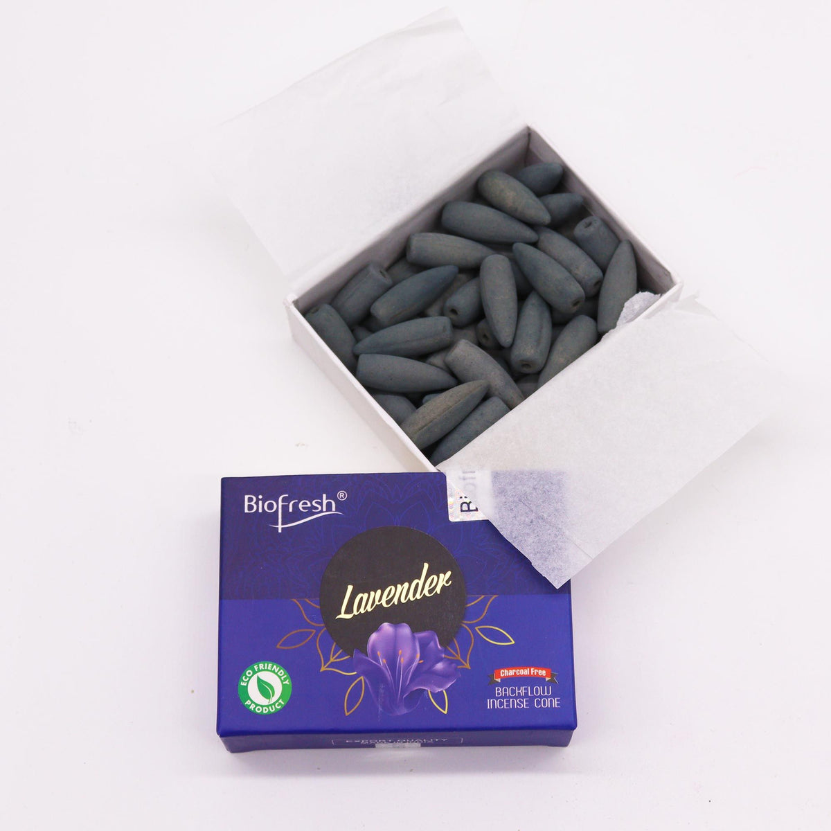 Biofresh Backflow Incense Cones - Lavender product image 2
