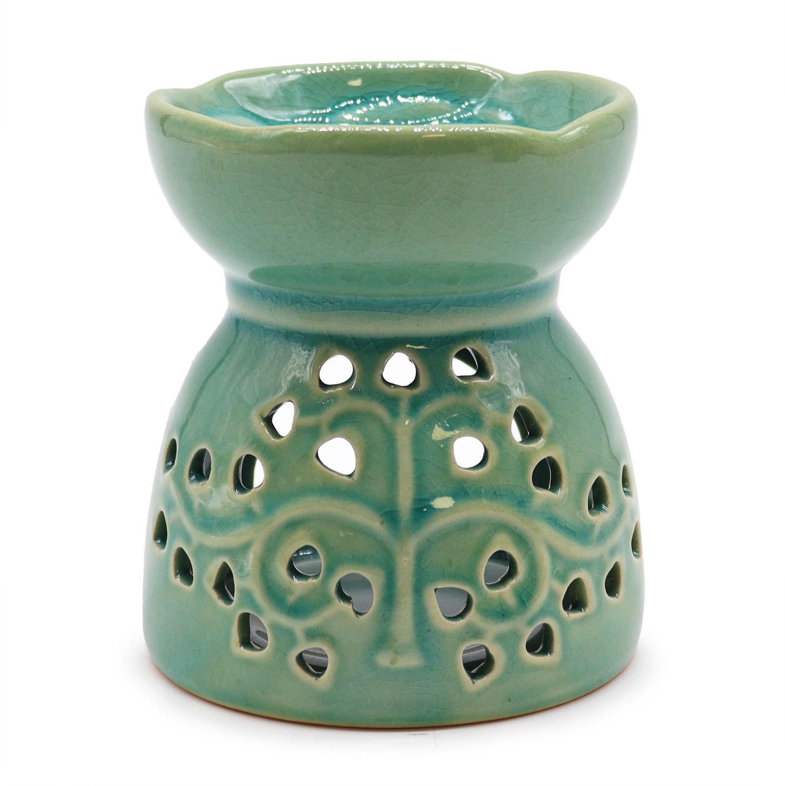 Tree of Life Oil Burner - Blue product image