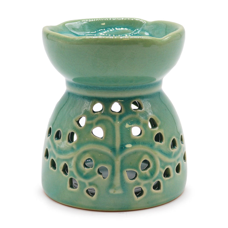 Tree of Life Oil Burner - Blue product image