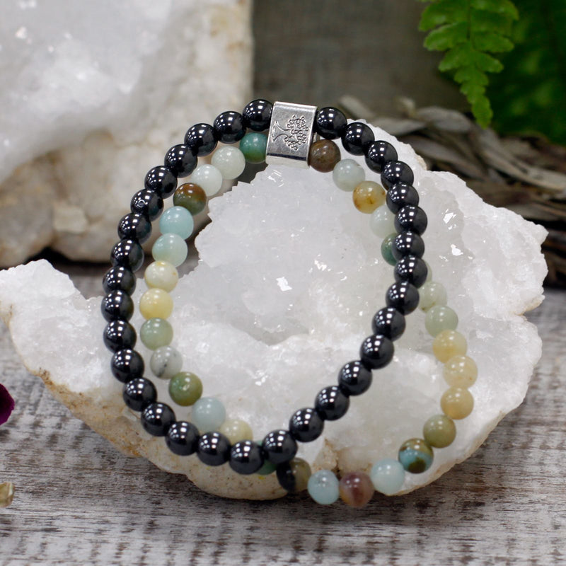 Magnetic Gemstone Bracelet - Amazonite product image