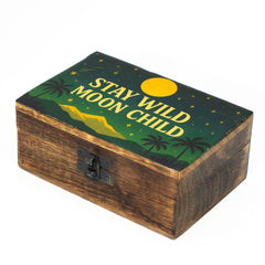 Medium Enamelled Box - Stay Wild Moon Child product image 2