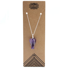 Gemstone Guardian Angel Pendant - Amethyst product image 2