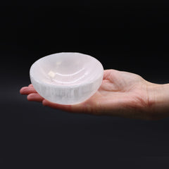 Selenite Round Bowl - 10cm product image 2