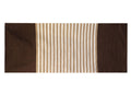 Indian Cotton Rug - 70x170cm - Dark Brown / Beige product image