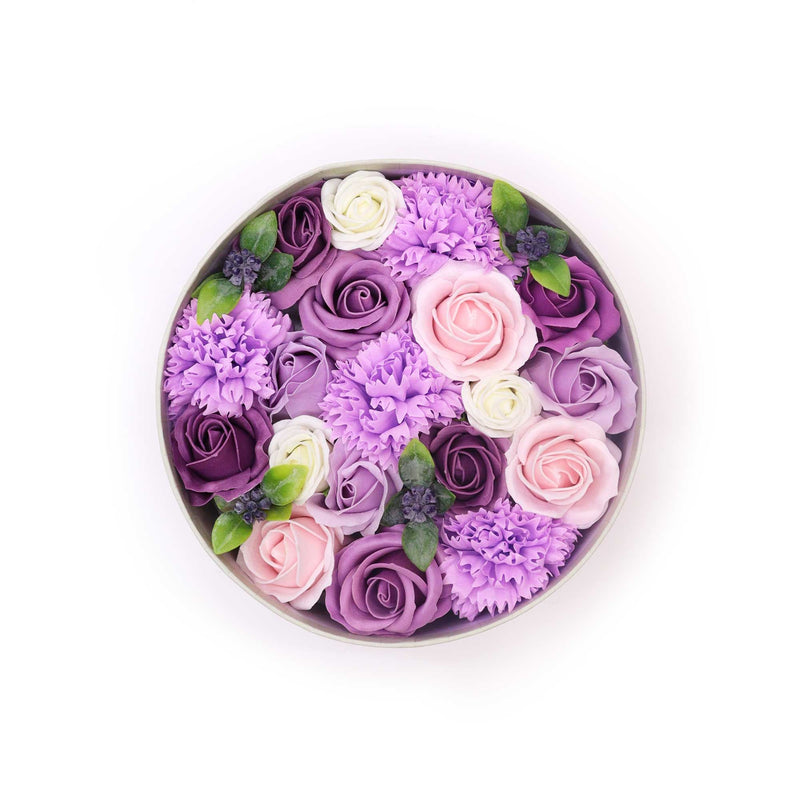Round Box - Lavender Rose & Carnation product image