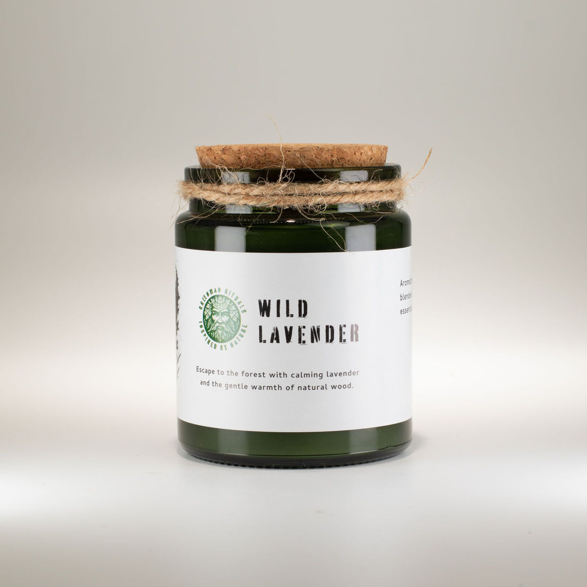 Greenman Woodwick Soy Candle - Wild Lavender product image 5