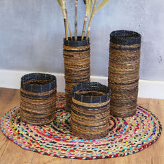 Banana Leaf Set - 2 Vase & 2 Bins product image 3