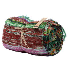 151 x 90cm Luxury Rag Rug - Green product image 6