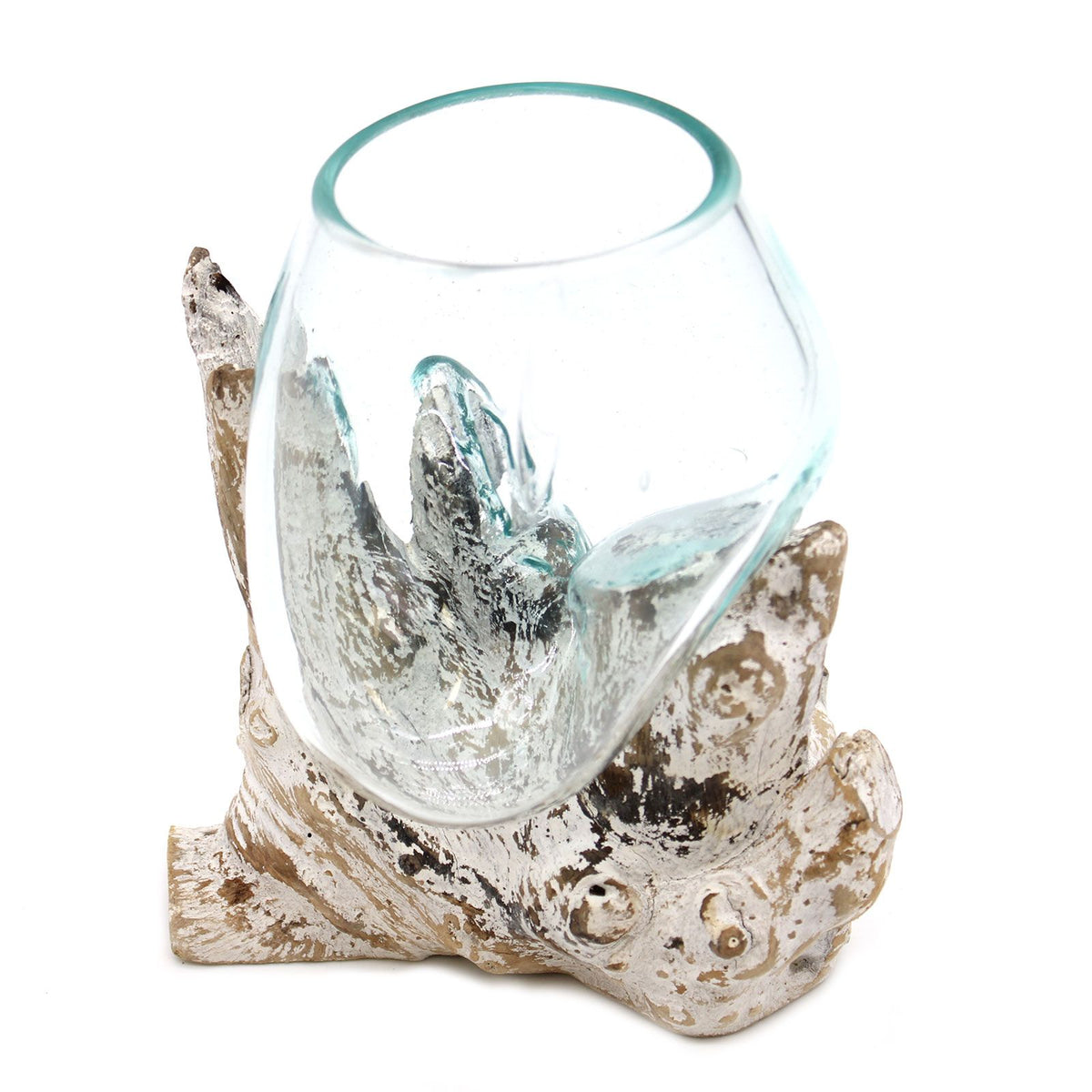 Molten Glass on Whitewash Wood - Medium Bowl product image