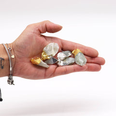 Gemstone Indian Sodalite & Silver Plated Pendants (6 assorted) product image