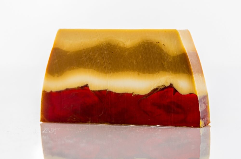 Handmade Soap Loaf - Sweet Cookie - Slice Approx 100g product image