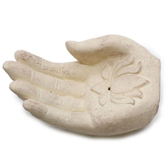 Hand Incense Burner - Lotus (white) product image 4