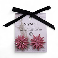Soft Pink - Vintage Glass - Flowers - Earrings product image 3