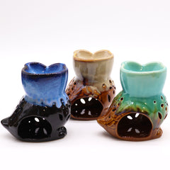 Classic Rustic Oil Burner - Owl Side-on (assorted) product image 4