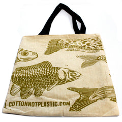Lrg 2x4oz Reversable Cotton Bag 38x42cm - (2 designs) product image 5