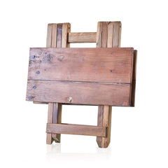 Square Folding Coffee Table - 50cm - Recycled Wood product image 3