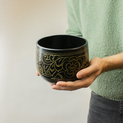 Cauldron Singing Bowl - Magic Mushroom - Yellow (15cm) product image 2