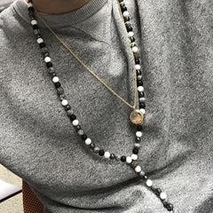 Angel Wing / Grey Agate - Gemstone Necklace product image 2