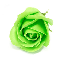 Craft Soap Flowers - Med Rose - Green product image 2