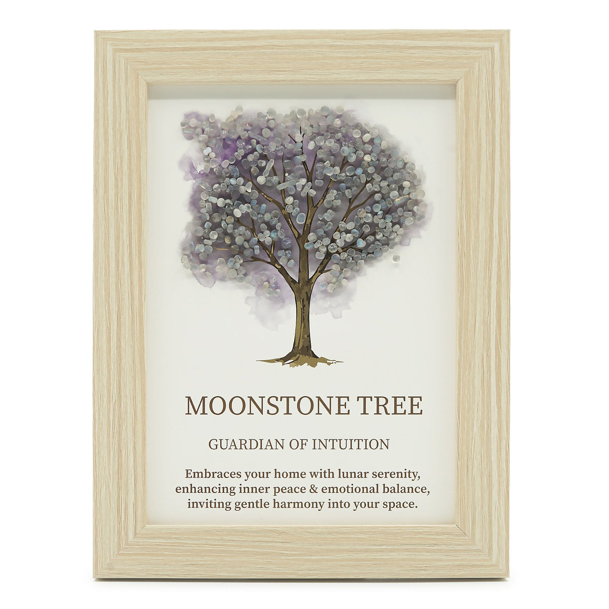 Gemstone Picture - Tree of Life - Moonstone (20x14.7x1cm) product image 3