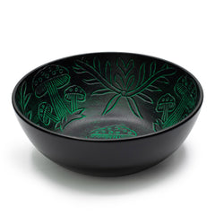Aluminum Singing Bowl - Magic Mushroom - Green (20cm) product image 4
