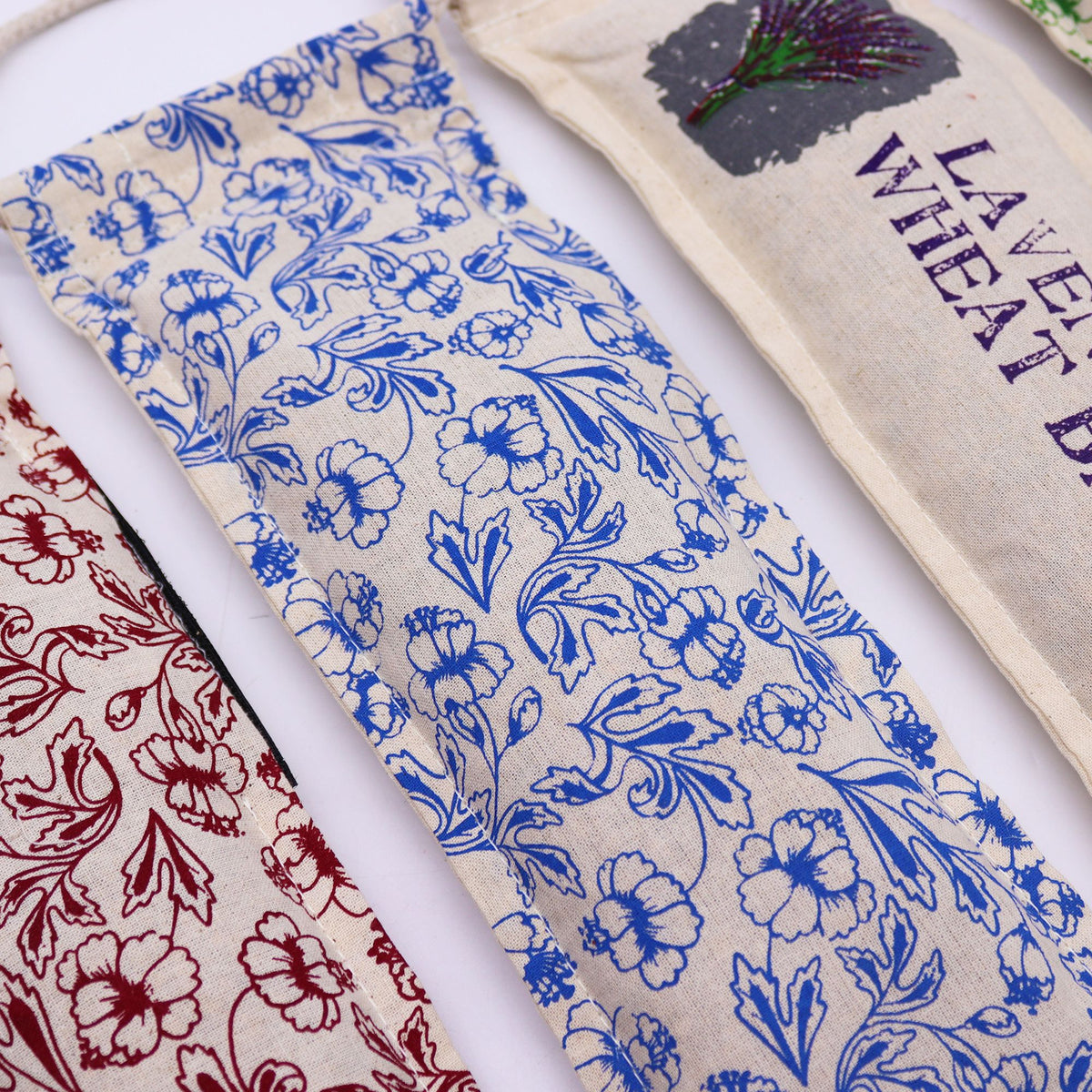 Natural Cotton Wheat Bags - Blue product image 2