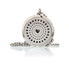 Aromatherapy Diffuser Necklace - Diamonds Heart 30mm product image
