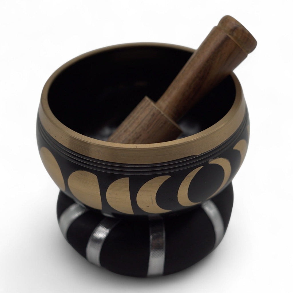 Moon Phase Singing Bowl Set – Black (10.7cm) product image 4