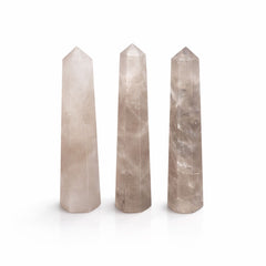 Gemstone Six Face Obelisk Point approx 11cm - Smoky Quartz product image