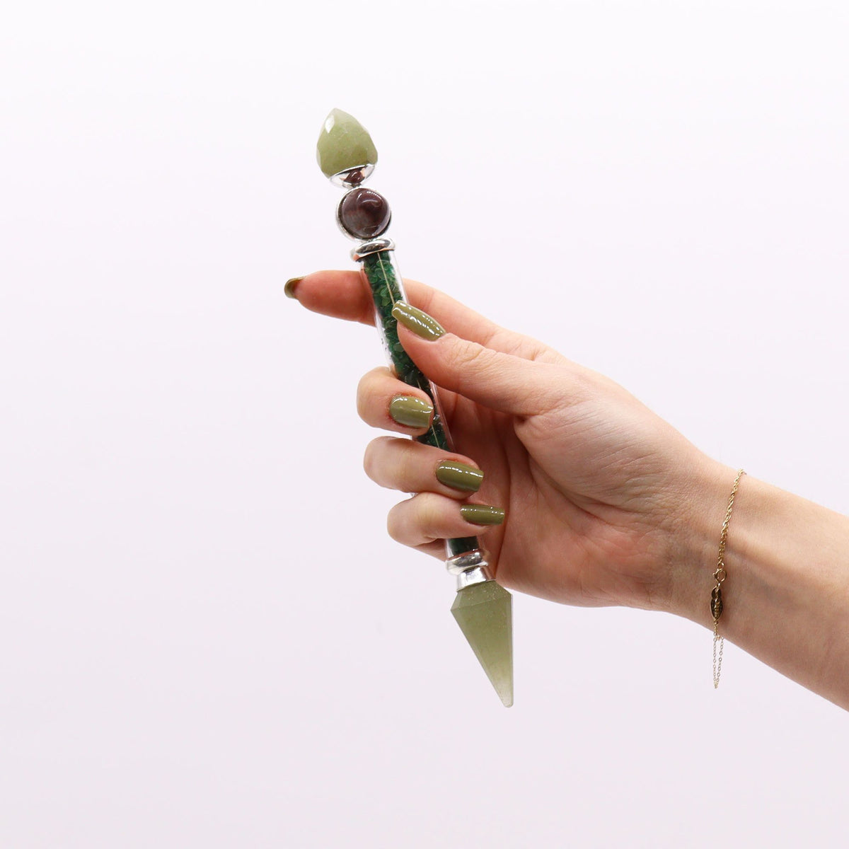 Shiva Lingam Magic Wand - Green Adventurine - Happiness product image 2