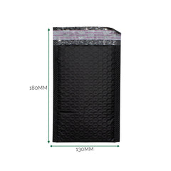 Black Poly Bubble Envelope (130x180+40mm) product image