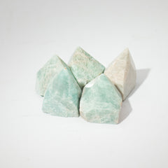 Gemstone Top Polished Points - Indian Amazonite (approx 5-6 pieces) product image 3