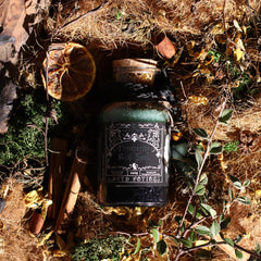 Ancient Witch Bath Spell Potion & Aventurine Crystal Amulet - Prosperity product image 7