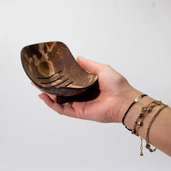 Natural Coconut Soap Dish - Oblong - 11cm product image 3