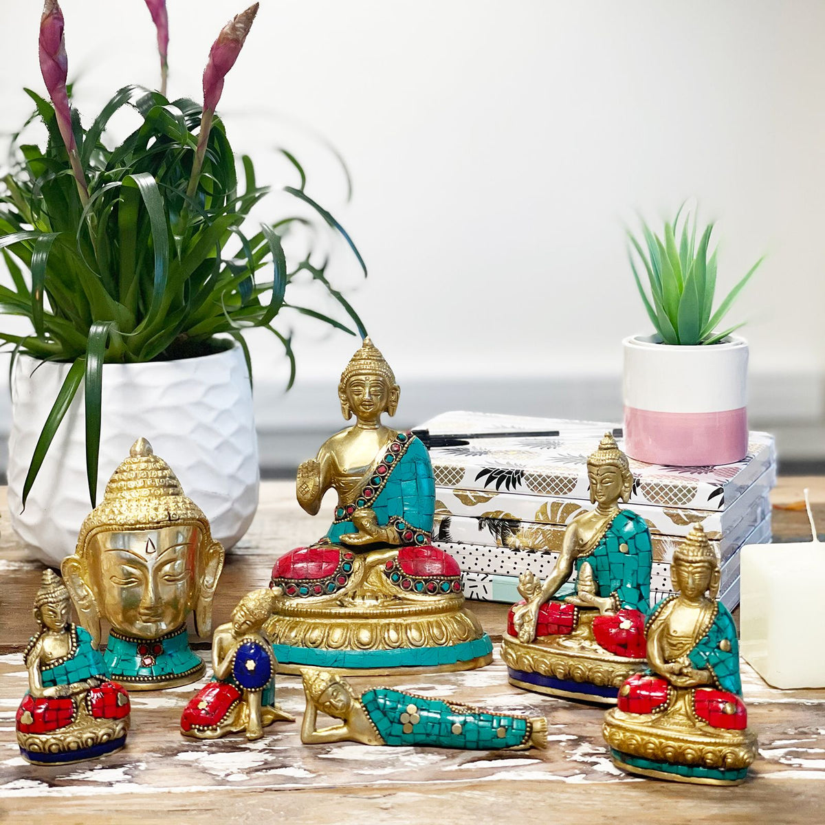 Brass Buddha Figure - Hands Up - 7.5 cm product image 4