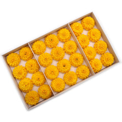 Craft Soap Flower - Small Chrysanthemum - Yellow product image 4