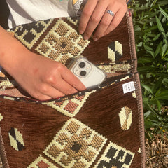 Chocolate Kilim Messenger Festival Bag product image 3
