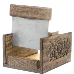Carved Mango Wood Cutter For Soap Loaves product image 3