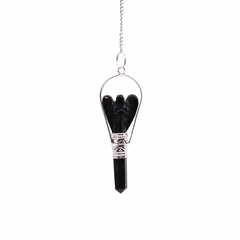 Angel Pendulum with Ring- Black Agate product image 3