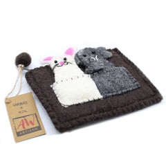 Pouch with Finger Puppets - Elephant & Mouse product image 3