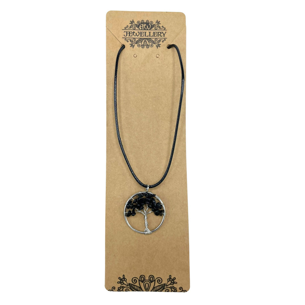 Tree of Life Pendant - Black Agate product image 2
