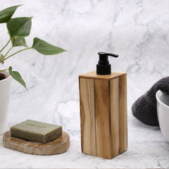 Natural Teakwood Soap Dispenser - Square product image 5