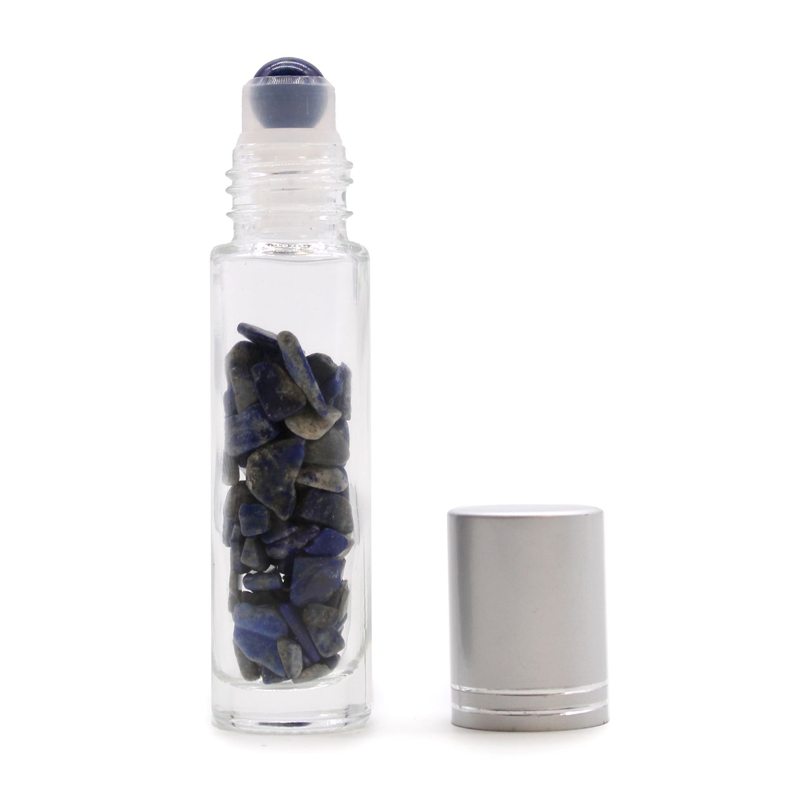 Gemstone Essential Oil Roller Bottle - Sodalite - Silver Cap product image