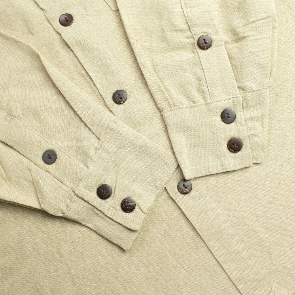 Nomad Sari Kathmandu Shirt - Stone - Large product image 6
